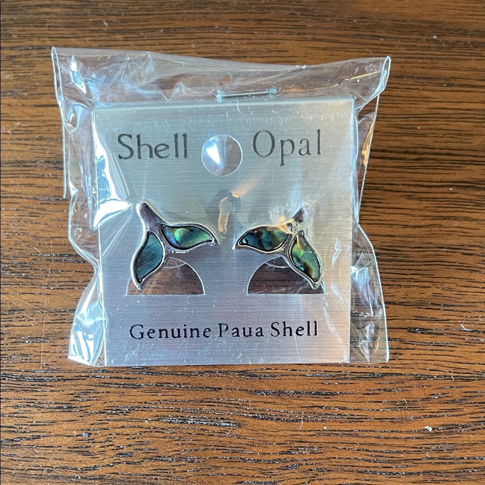 ⭐️NEW Shell Opal Paua Shell Earrings